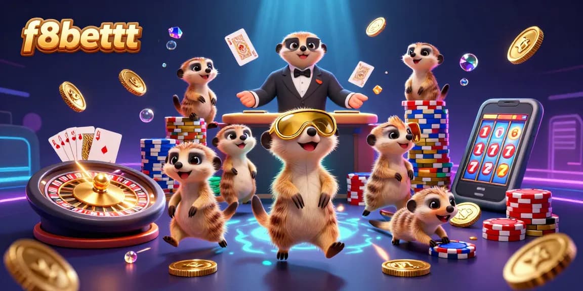 Experience thrilling gameplay at f8bettt with our exciting meerkat casino scene filled with action and winnings.