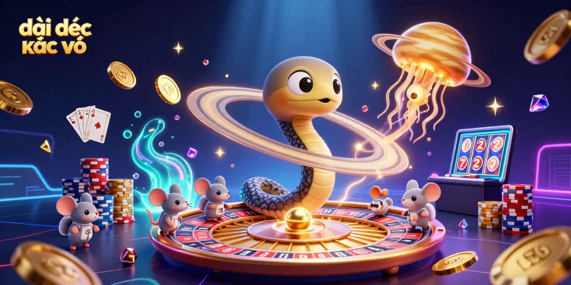 Engage in gaming with đại dịch xác sống as astronaut mice bet on a roulette wheel in outer space.