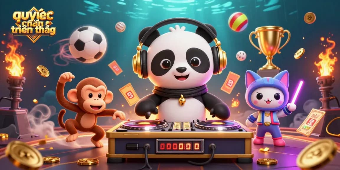 Spin for jackpots in the thrilling world of quyết chiến tiền thưởng with 3D characters and dynamic casino elements.