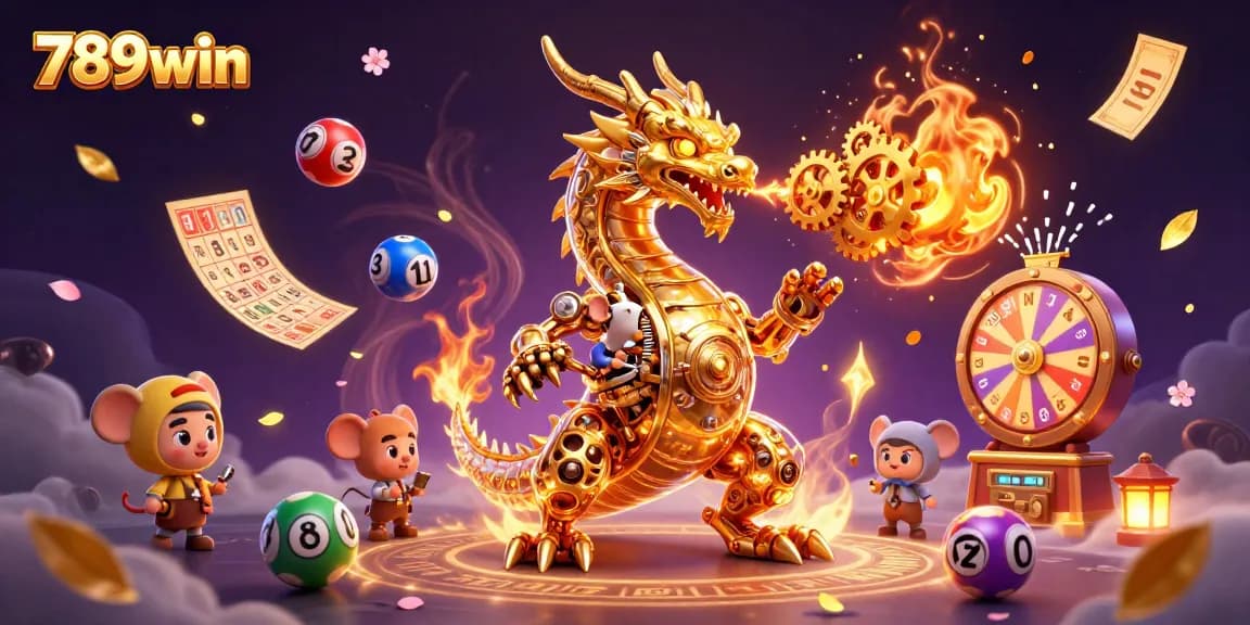 Play dynamic lottery games with 789win featuring vibrant characters and exciting elements.