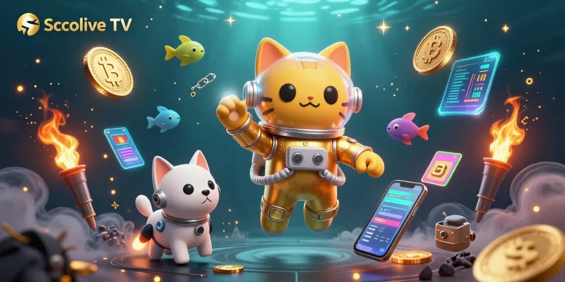 Socolive TV showcases a thrilling space betting scene with dynamic crypto elements and vibrant visuals.