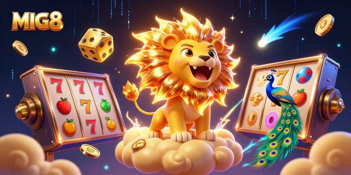 MIG8 players experience thrilling slot machines with epic golden symbols and immersive gameplay.