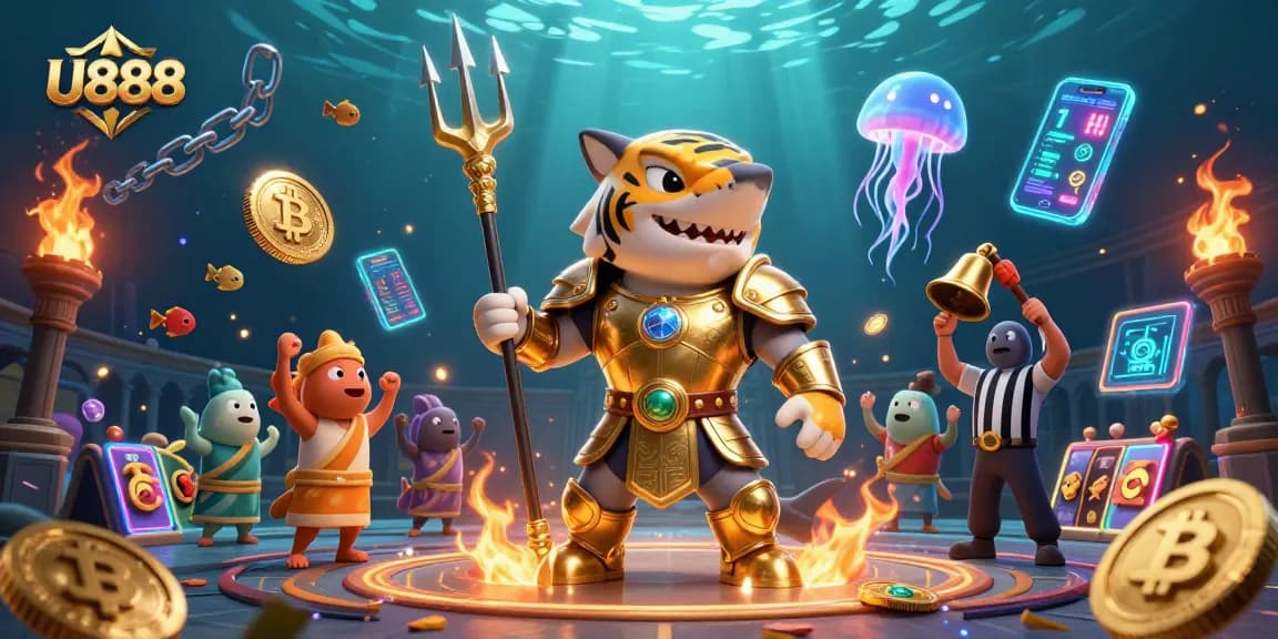 Join the excitement at U888 online casino with high-stakes gaming in a vibrant underwater world.