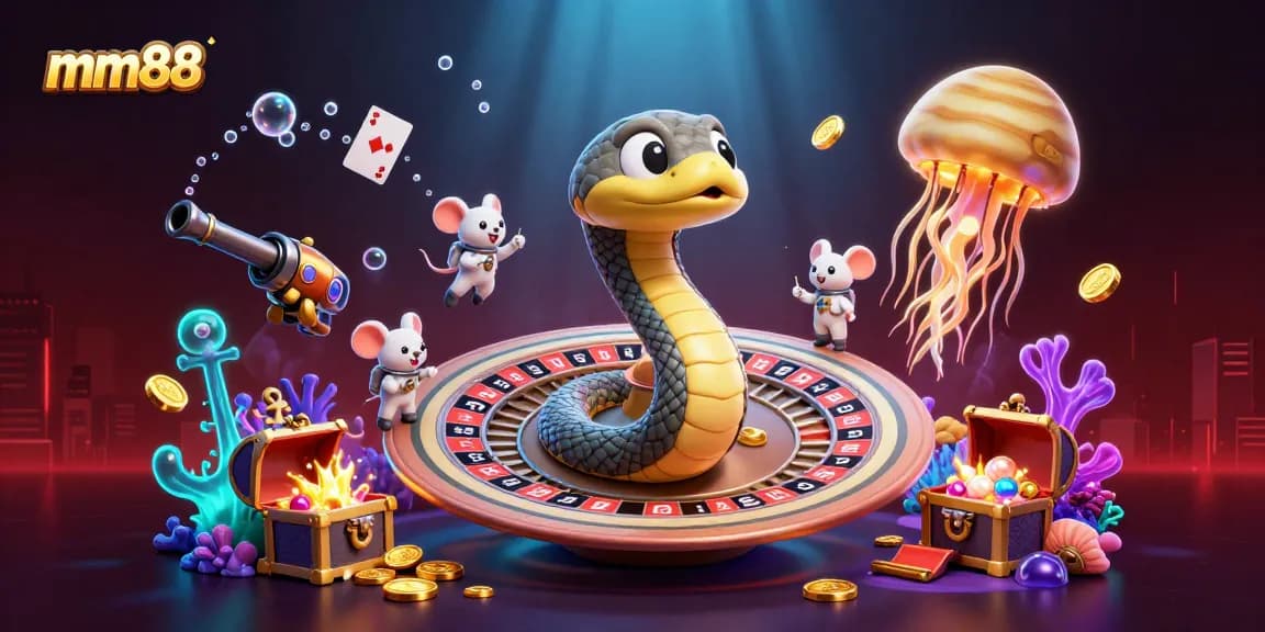 Spin the roulette with mm88 as astronaut mice bet around Saturn's rings.