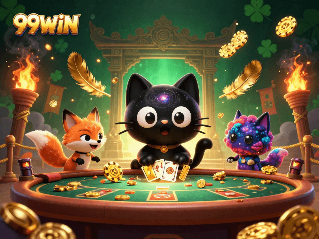 Experience the thrilling magic of 99WIN's cosmic casino with captivating gaming action.