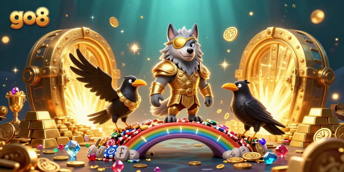Engage in the go8 gaming realm with Odin's mythical guardians and dazzling treasures!