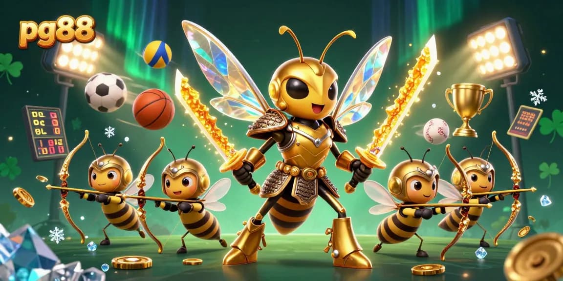 Experience thrilling gameplay with pg88 at a vibrant online casino, showcasing action-packed sports elements.