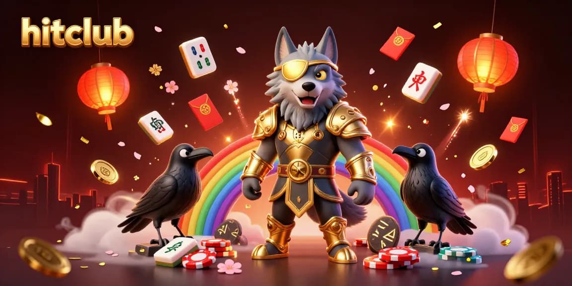 Experience the excitement of hitclub with vibrant Norse mythology-inspired characters amidst dazzling casino elements.