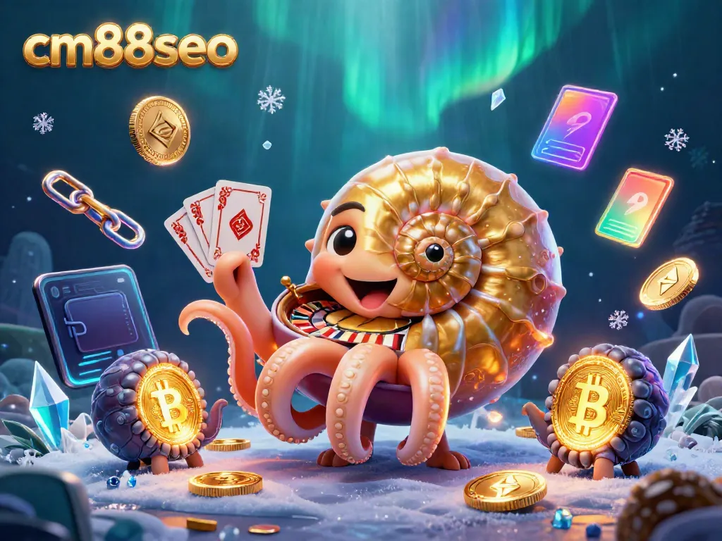 Engage with cm88seo's thrilling online casino scene featuring a giant nautilus roulette wheel.