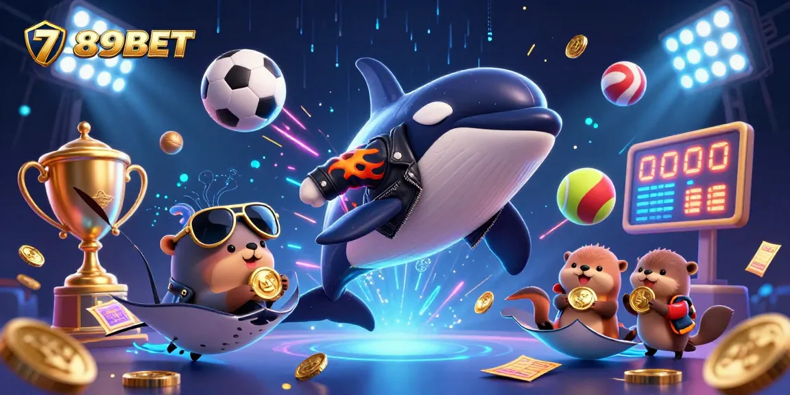 Experience thrilling gameplay at 789BET with exciting 3D casino action featuring orca whales and otters.