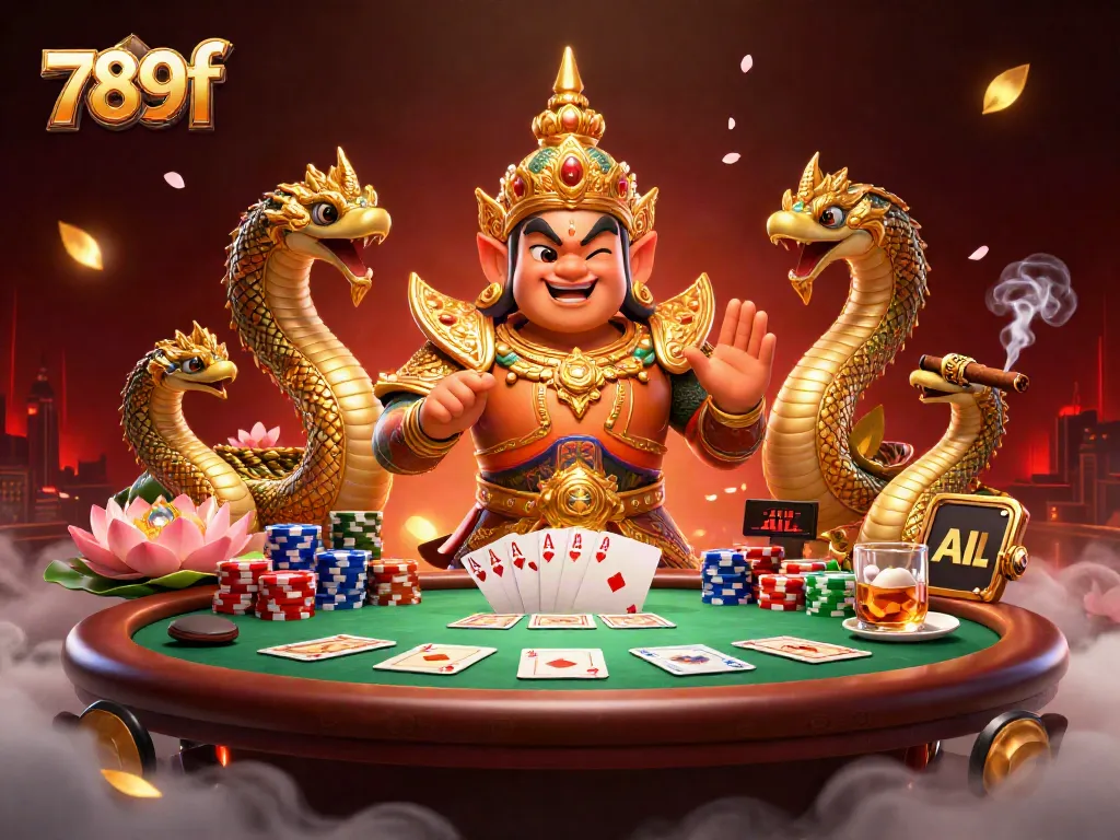 Experience thrilling poker action with 789f, featuring vibrant characters and high stakes!