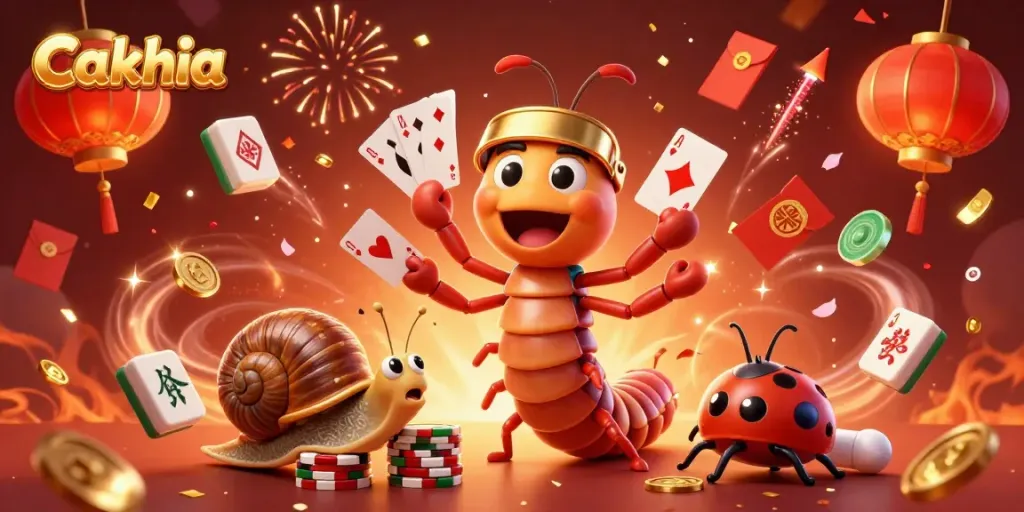 Cakhia offers an exciting online gambling experience with lively characters and vibrant casino elements bursting with energy.
