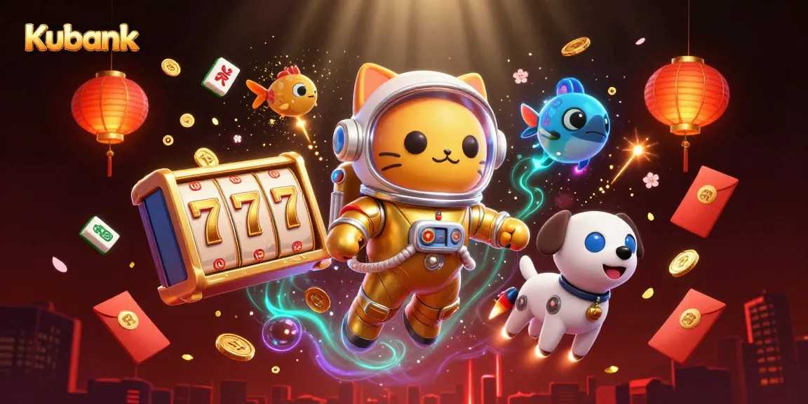 Kubank showcases thrilling casino adventures featuring vibrant slot machines and engaging characters.