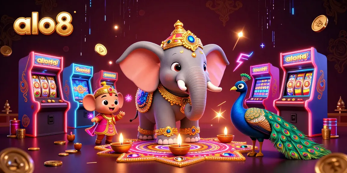 Experience immersive gaming at alo8 with vibrant characters and dynamic slot elements