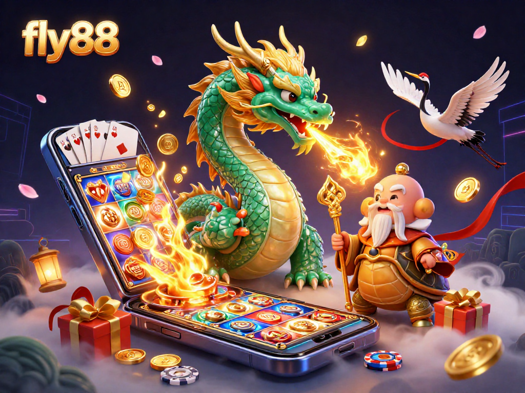Get lucky with fly88 by engaging in exciting casino games featuring dragons, turtles, and cranes.