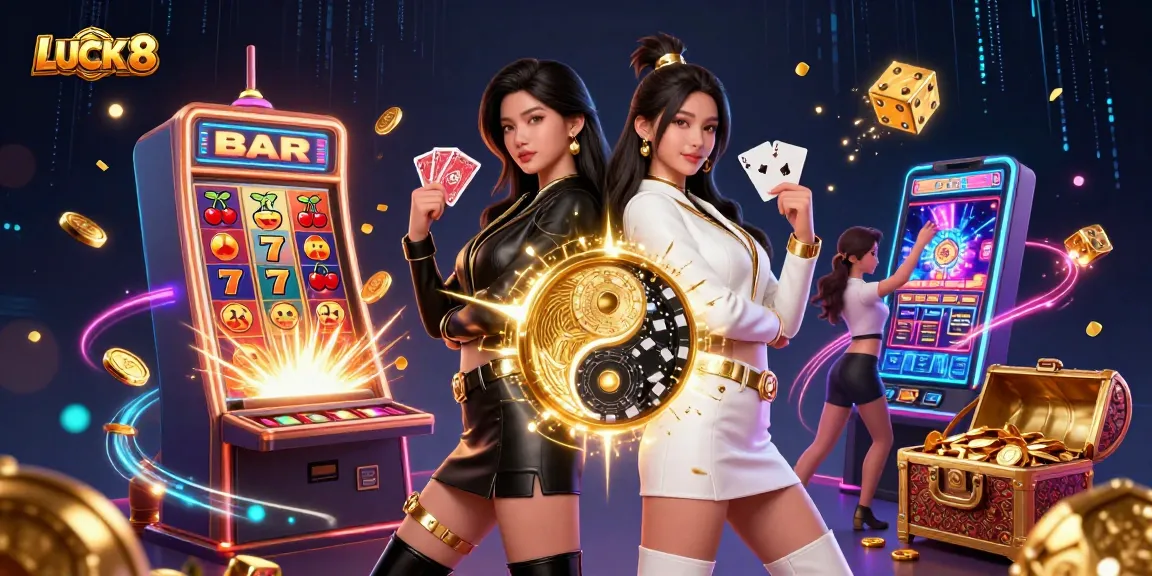 Play exciting LUCK 8 slots with stunning visuals and dynamic game elements.