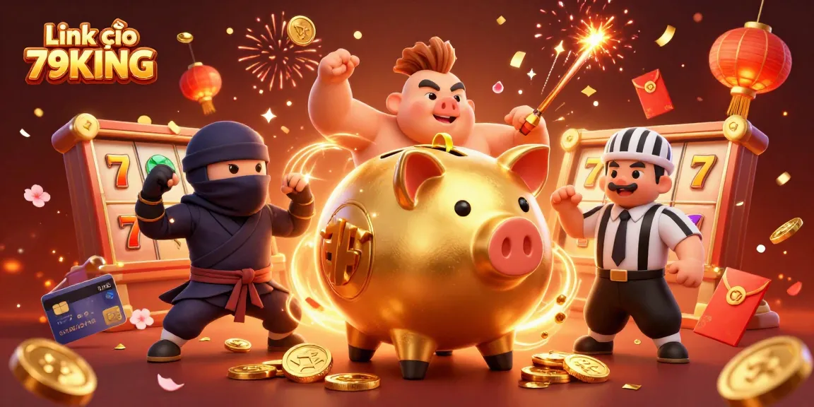 Experience excitement with Link vào 79KING featuring dynamic casino characters and vibrant game elements.
