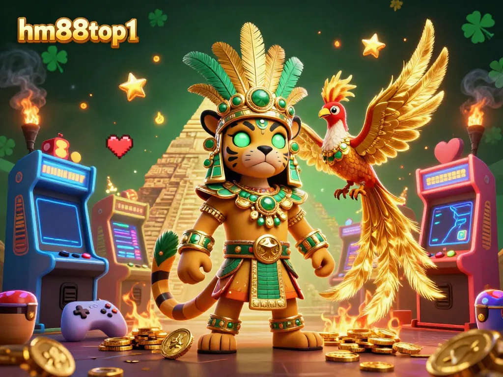 Engage with exciting games at hm88top1, featuring vibrant characters and casino elements.