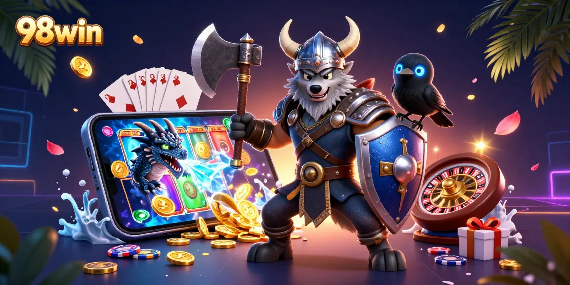 Win exciting gaming experiences like 98win with thrilling slot games and immersive characters.