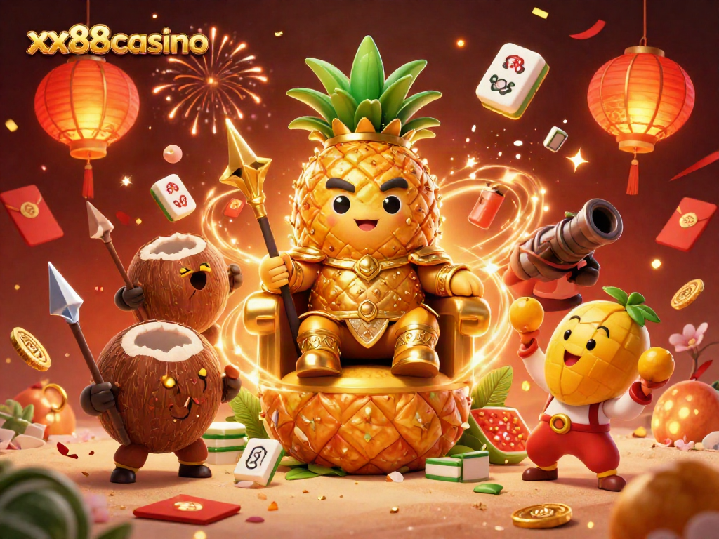 Engage with thrilling gaming experiences at xx88casino with its vibrant casino illustration.