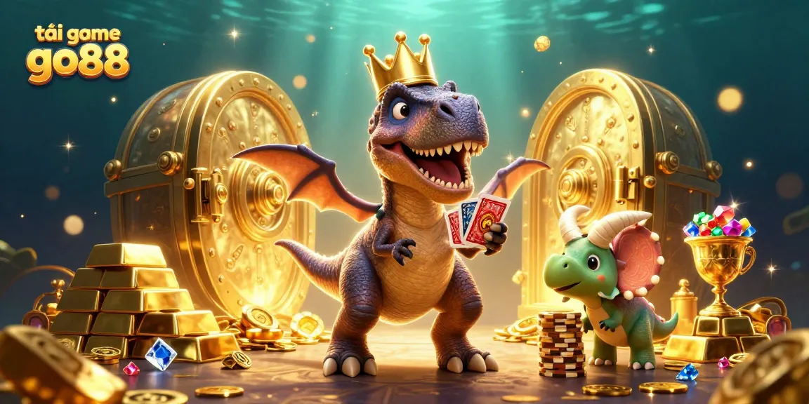 Play and win with tải game go88 featuring colorful characters and casino treasures.