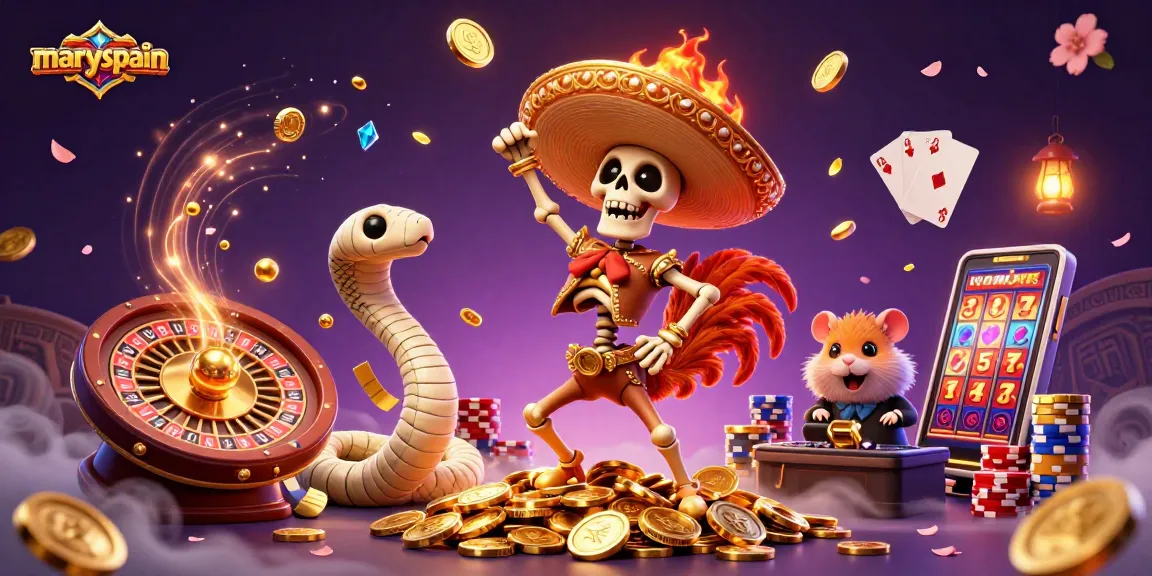 Experience the excitement with maryspain's thrilling slots featuring captivating characters and gold!