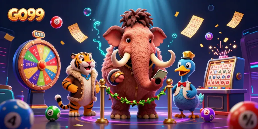 Engage in exciting gameplay at GO99 with vibrant lottery themes, lively characters, and dazzling prizes.