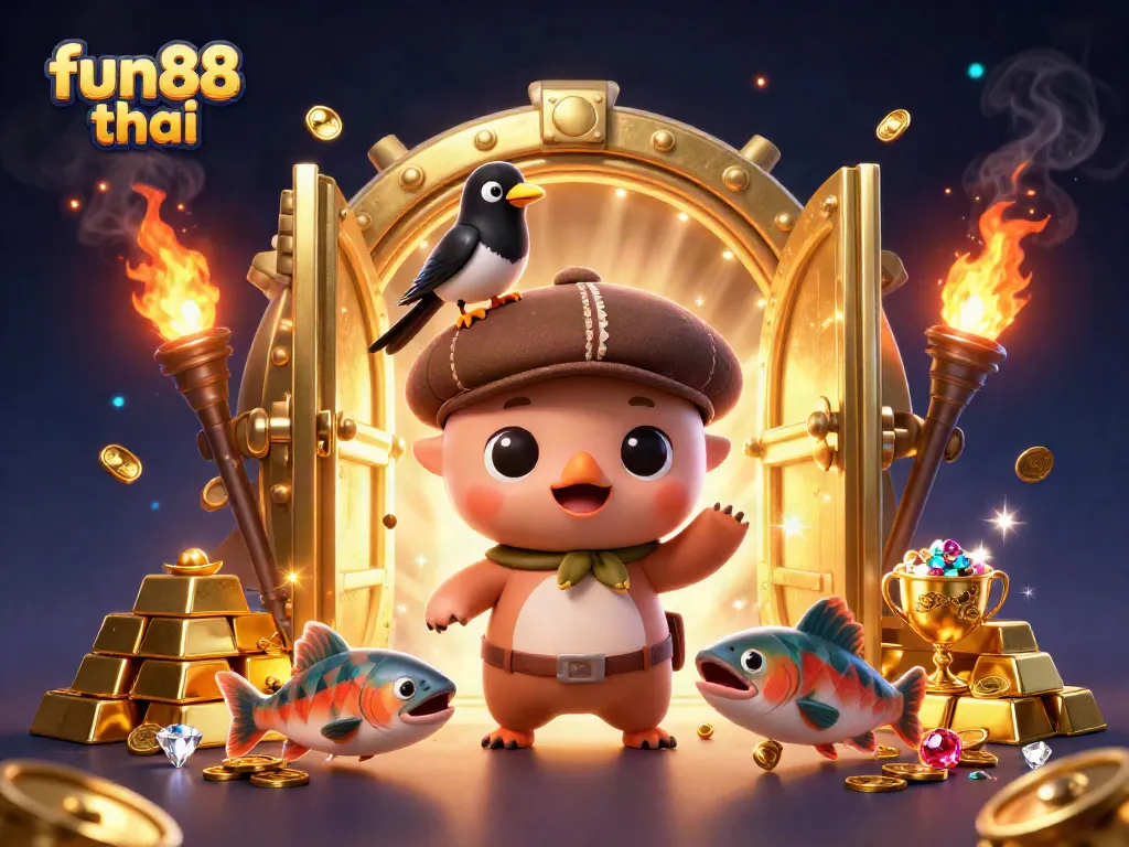 Play and win with fun88 thai as Nessie and friends explore treasure-filled casino adventures.