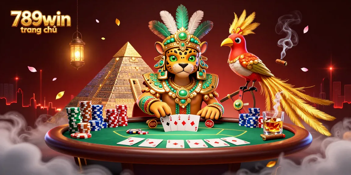 Engage in thrilling gameplay at 789win trang chủ with rich poker elements and vibrant atmosphere.