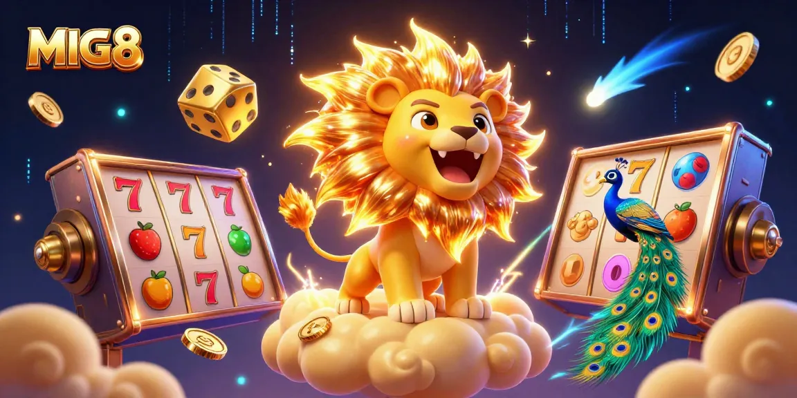 MIG8 players experience thrilling slot machines with epic golden symbols and immersive gameplay.