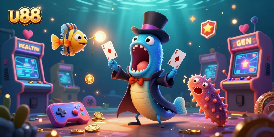 Experience thrilling casino adventures with u88 featuring magical deep-sea creatures in a dynamic gambling scene.