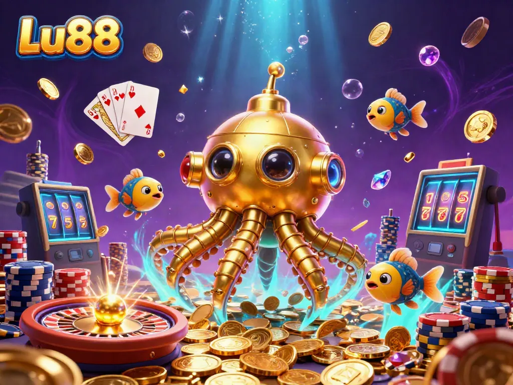 Engage in thrilling gameplay and excitement at Lu88's vibrant casino scene.