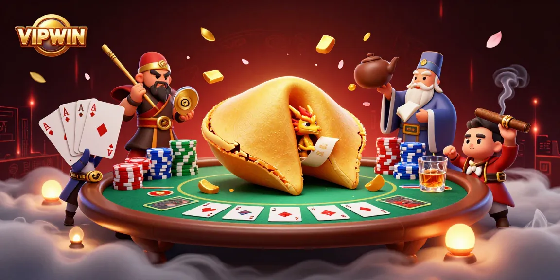 Experience rich gaming action with VIPWIN in a vibrant, detailed 3D casino scene.