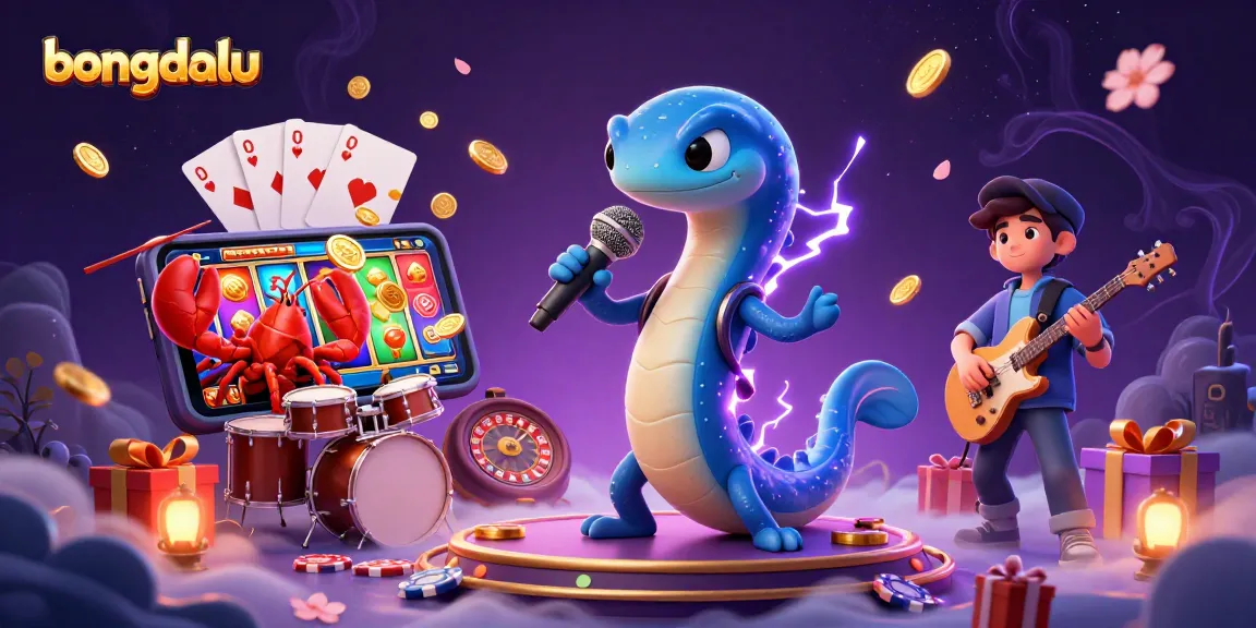 Bongdalu showcases an electric eel DJ in an underwater casino, amplifying excitement.