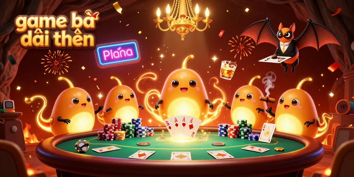 Engage with game bài đổi thưởng featuring vibrant glowworms illuminating a lively casino scene.