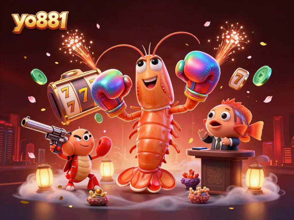 Experience the excitement of yo881's casino with vibrant 3D characters and rich visuals.