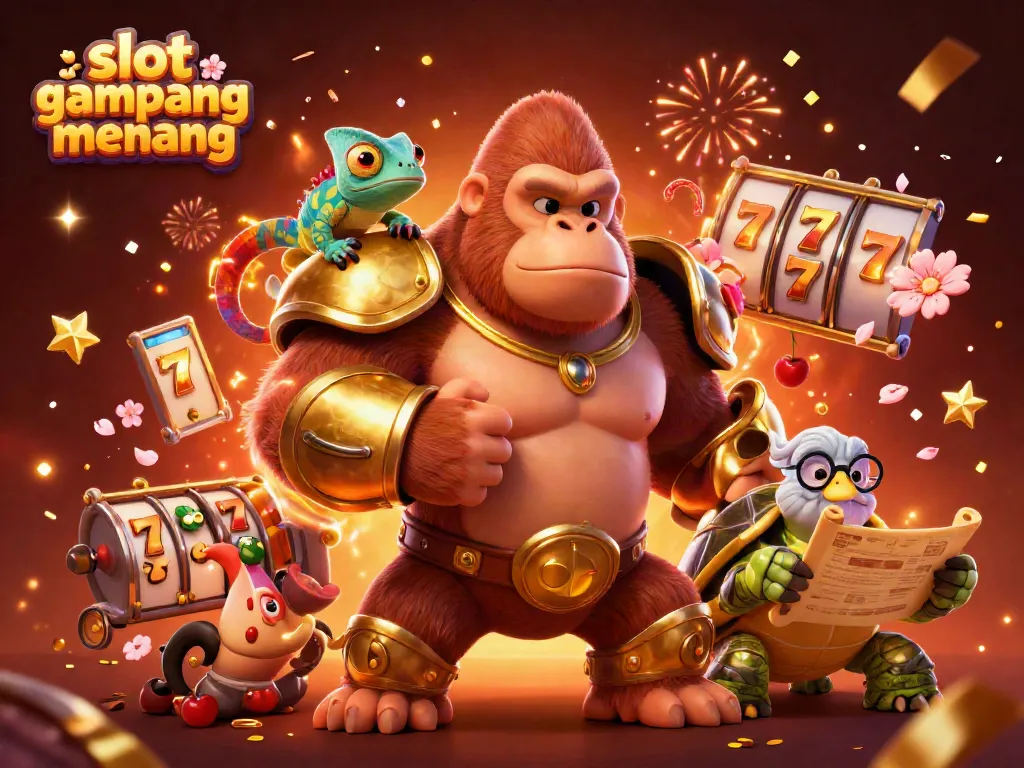 Experience the thrill of winning with slot gampang menang featuring powerful characters and vibrant casino elements.