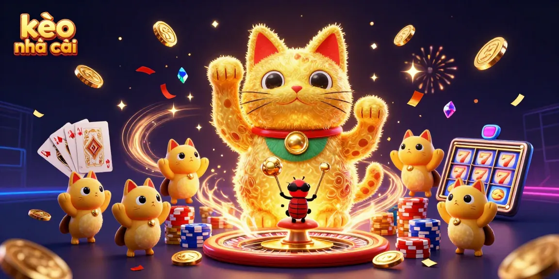 Experience thrilling kèo nhà cái action with dynamic gaming elements and a vibrant lucky cat