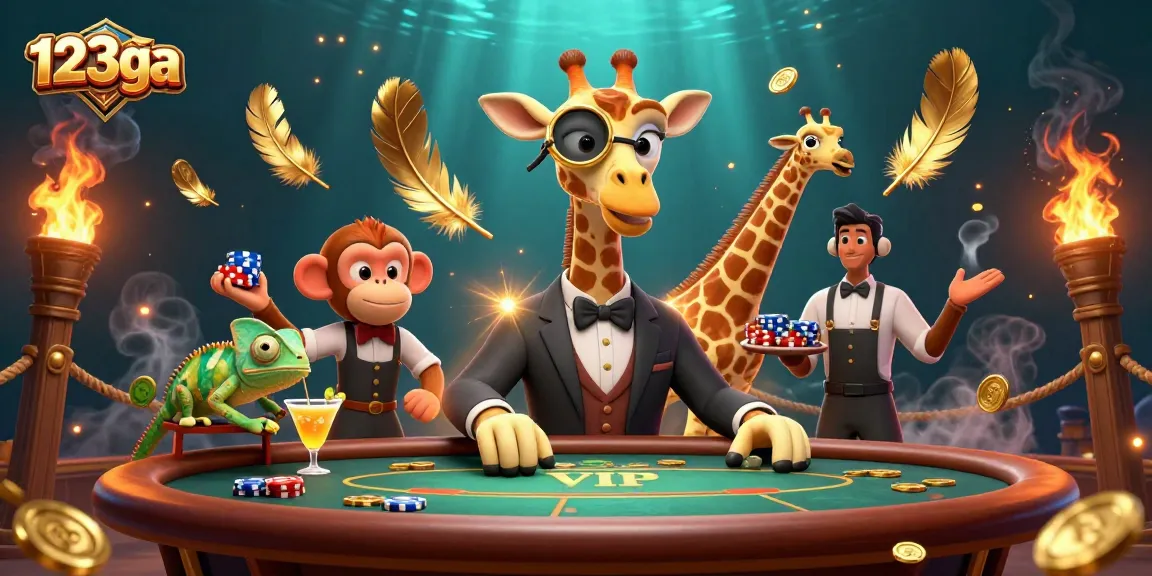 Engage in thrilling wagers at 123ga, where high-stakes fun meets exotic entertainment in a vibrant casino scene.