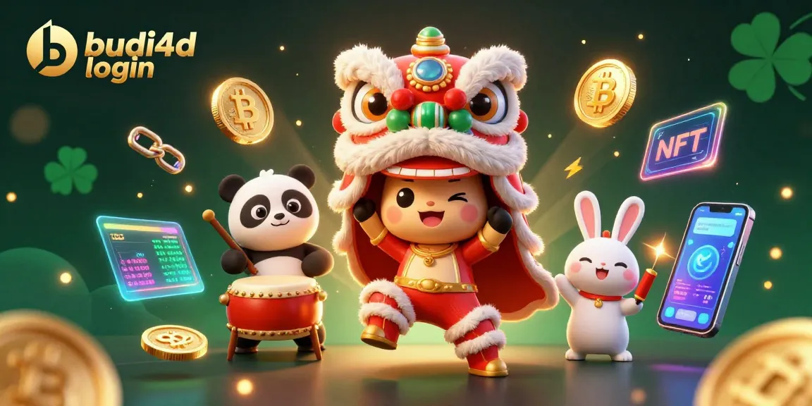 Engage with the budi4d login at this vibrant online casino scene featuring unique characters and dynamic game elements.