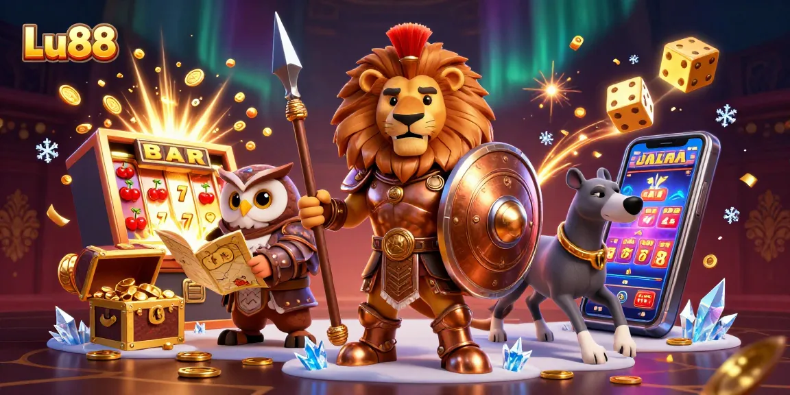 Engage with Lu88's exciting casino experience featuring a jackpot explosion, treasures, and thrilling gaming action.