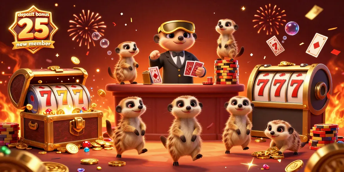 Slot bersinar dengan bonus deposit 25 bonus 25 anggota baru, menyambut pemain baru.