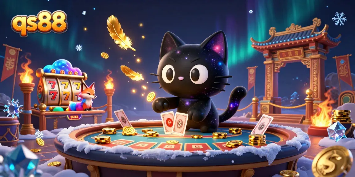Engage with qs88 at the dynamic cosmic casino featuring colorful characters and thrilling gaming elements.
