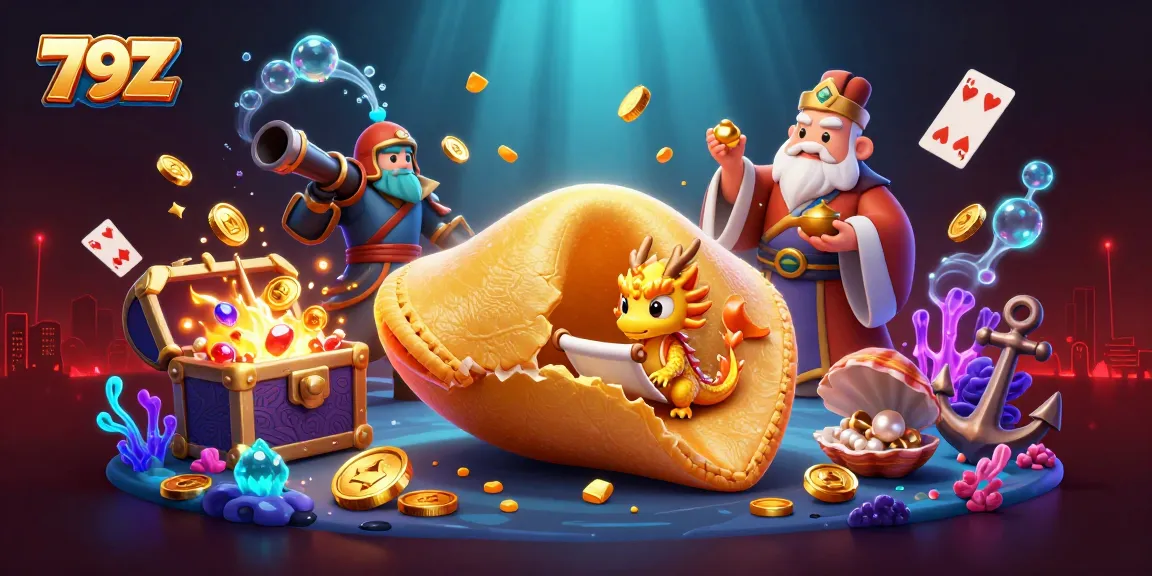 Experience the thrill of 79Z with vibrant characters, gold coins, and underwater treasures.