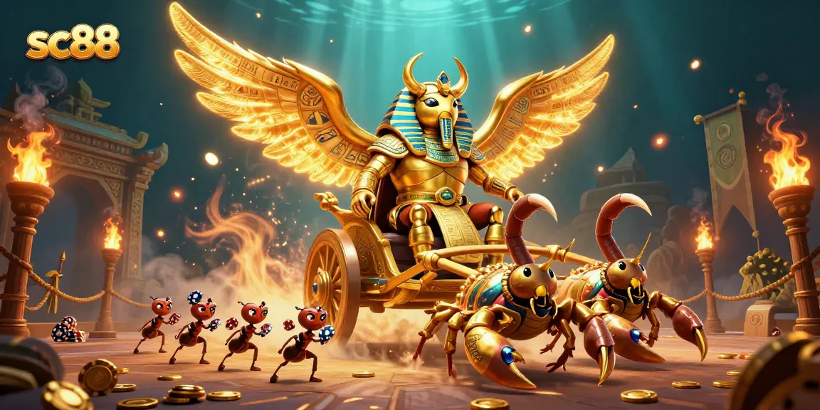 sc88 brings to life a dynamic casino scene with vibrant characters and exciting elements.