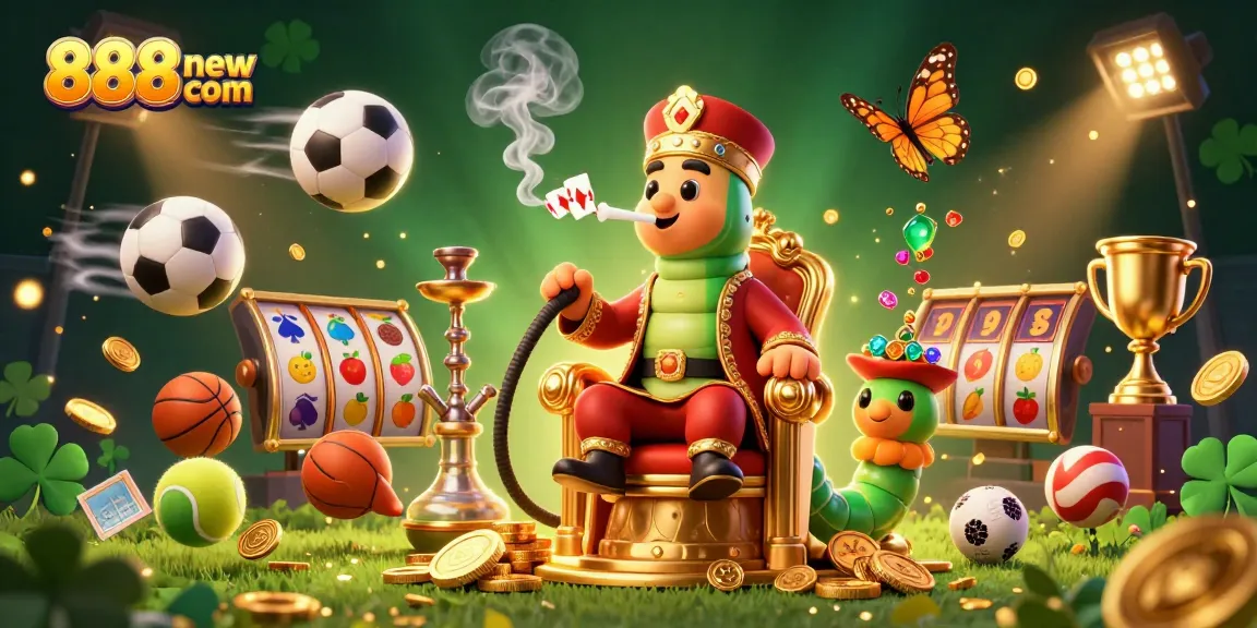 Join the fun at 888new com with this vibrant portrayal of lively casino action and prizes.