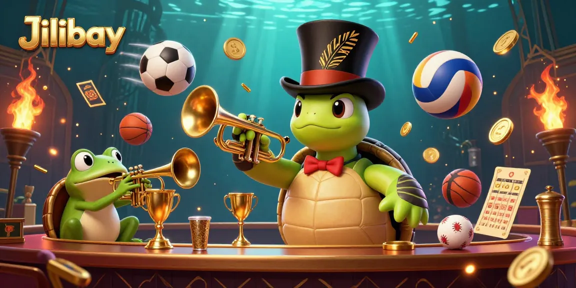 Engage with Jilibay's vibrant 3D casino scene featuring dynamic gaming elements and lively characters.